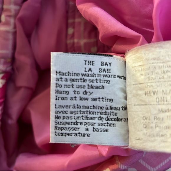 Pink Girl fall & winter coat size 6X - Picture 6 of 7